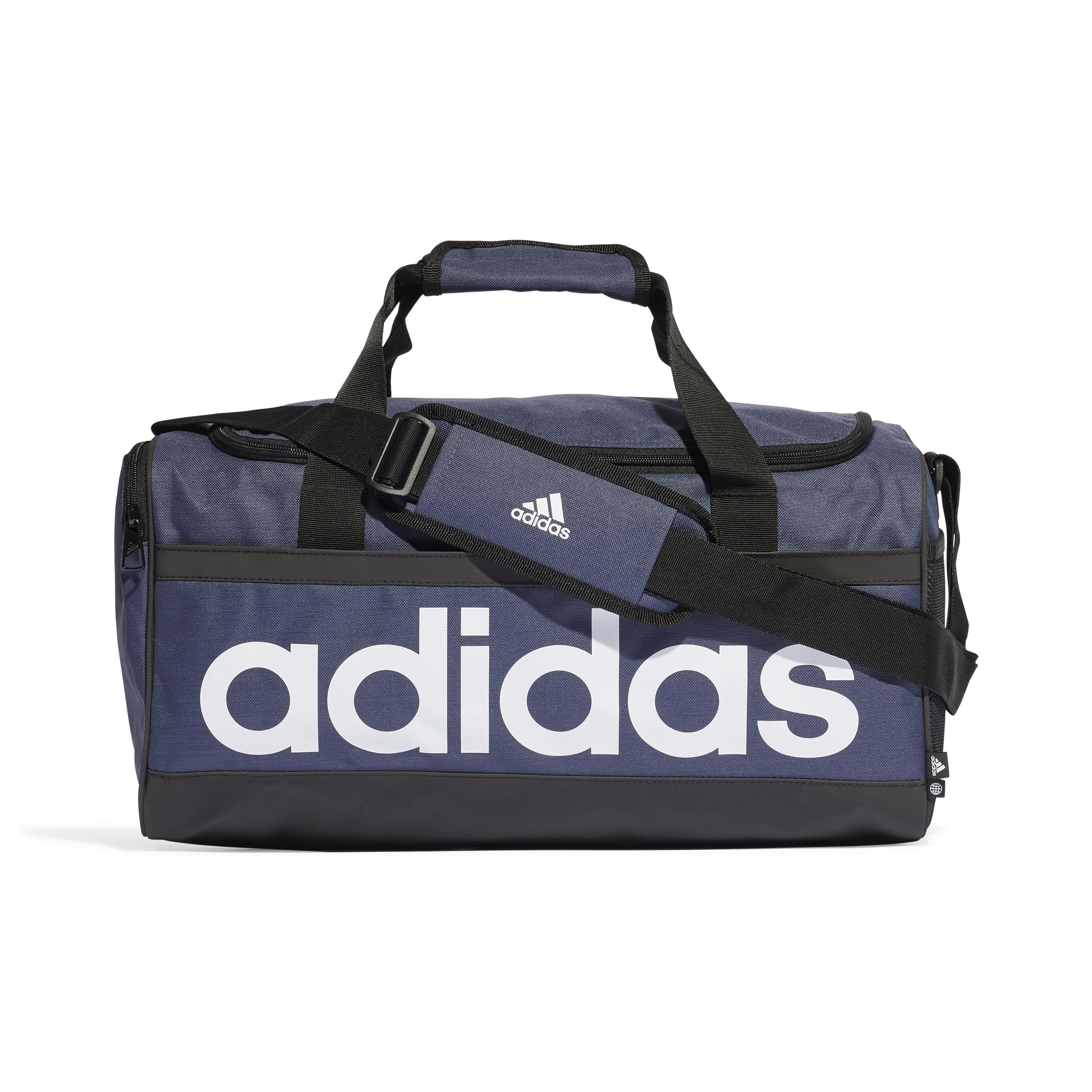 adidas Unisex Essentials Linear Duffel Bag L, Shadow Navy/Black/White, standard size, Sports-image-45