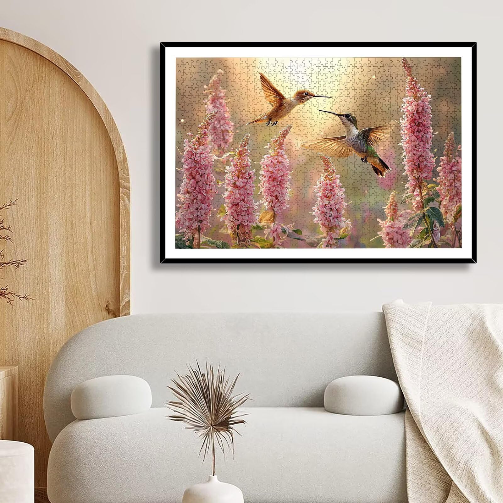 Puzzle 6000 Pezzi Colibrì, Puzzle Fiore 6000 Pezzi Arte per Adulti e Bambini, Misura: 179.5x105.5 cm, Puzzles Legno per Adulti con Squisita Scatola di Imballaggio, Regalo Donna, Regalo Uomo, -9215