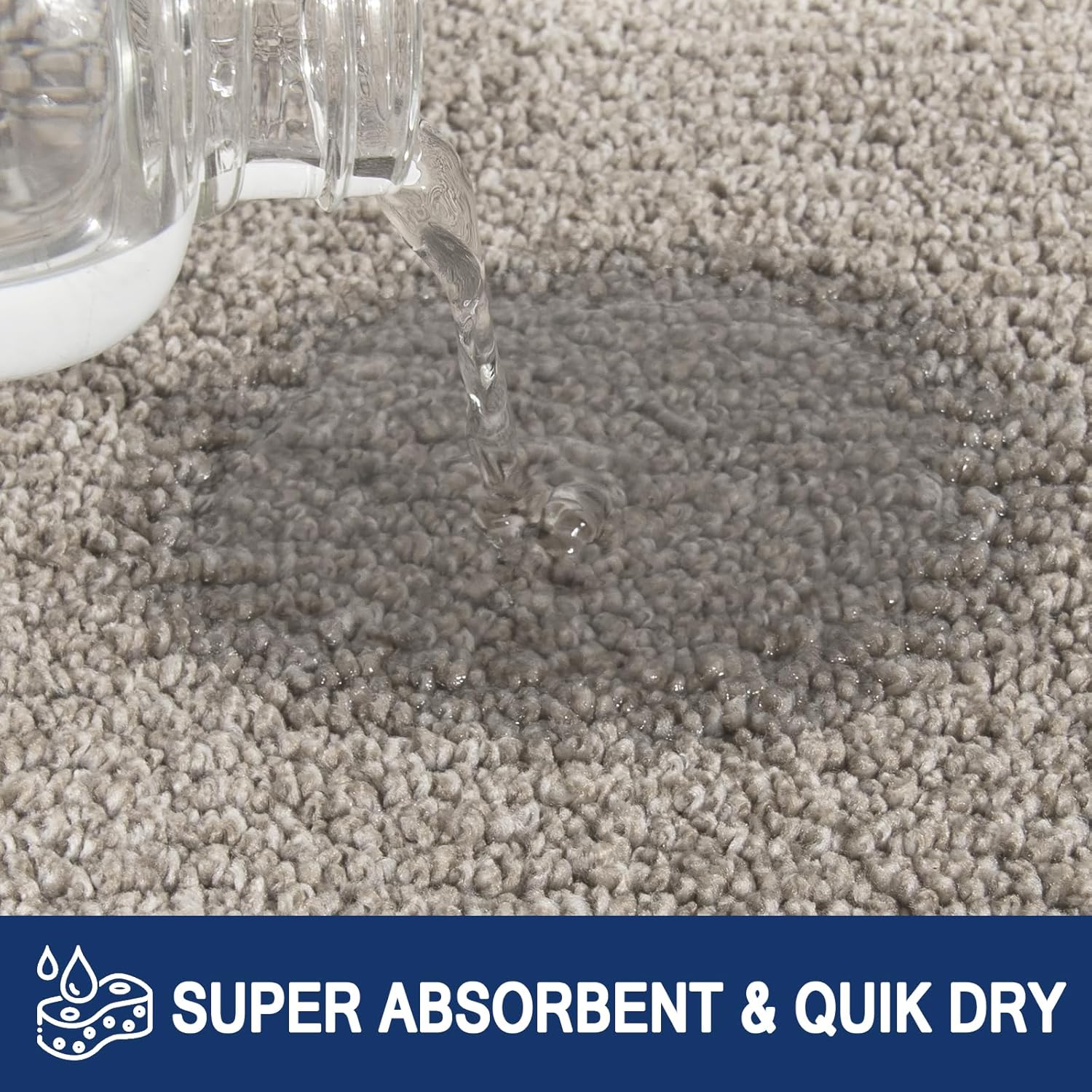 FCSDETAIL Dirt Trapper Indoor Door Mat 80 X 120 Cm, Machine Washable