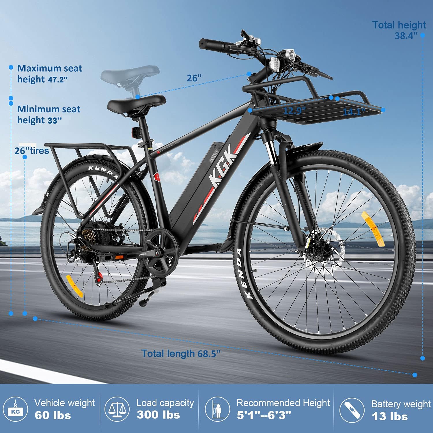 Range Electric Trek Bicycle Dirt Bike 