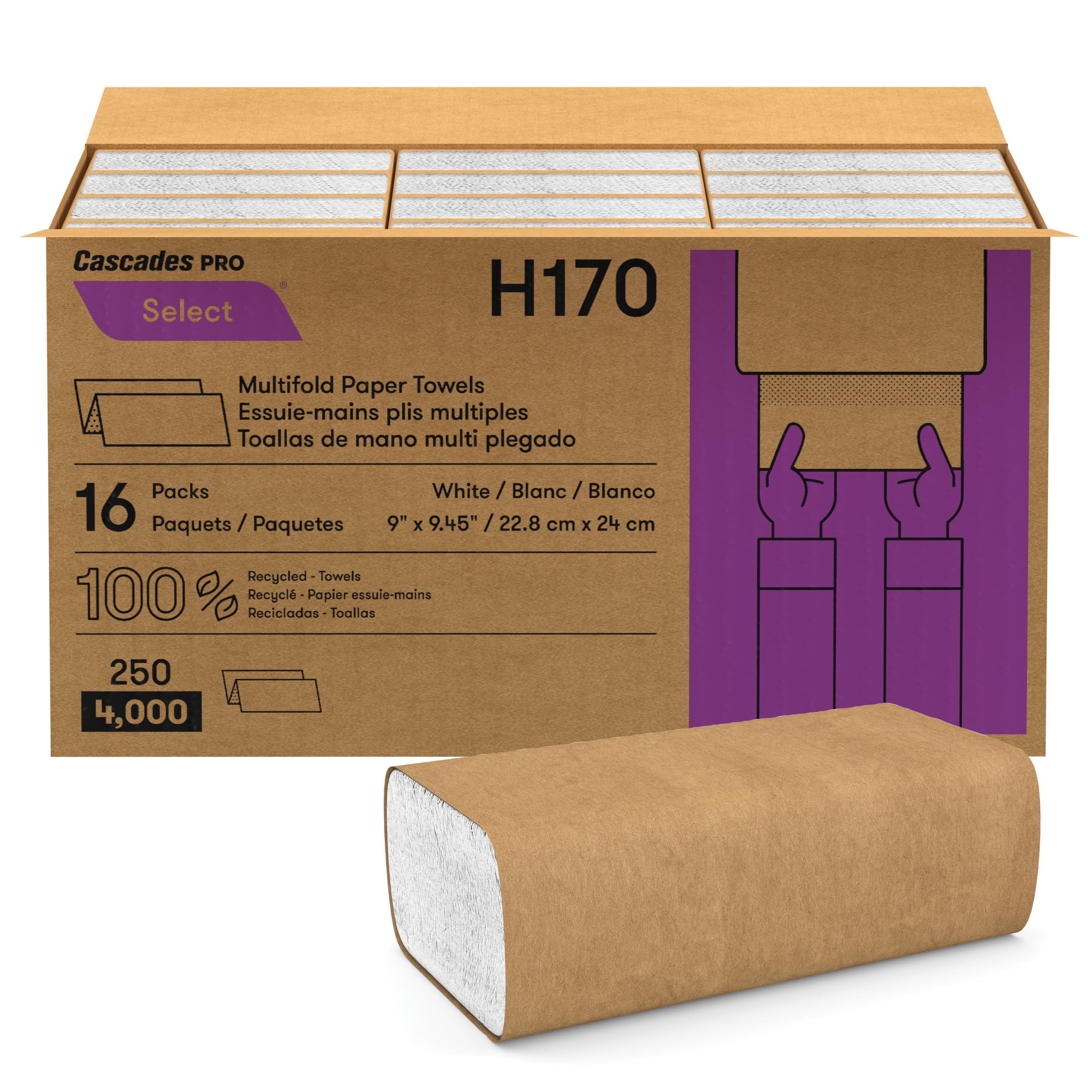 Amazon.com: Cascades PRO Select Multifold Paper Towels – Strong