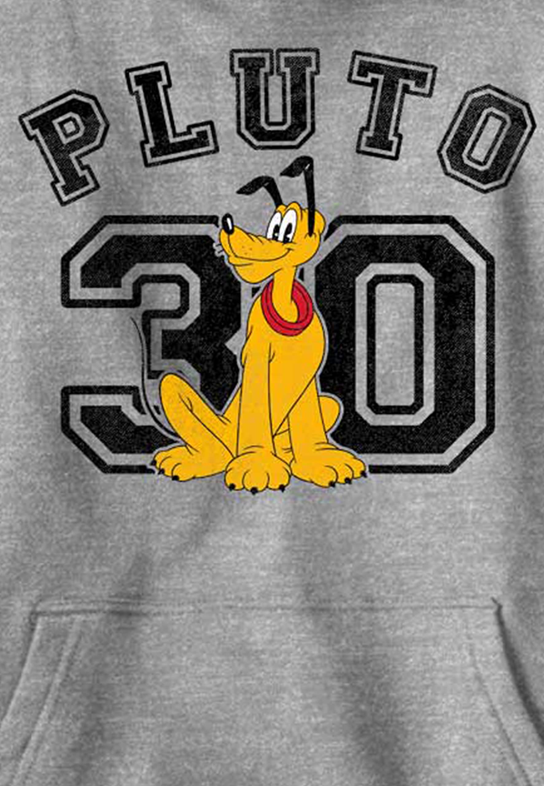 Disney Chłopięca bluza z kapturem Pluto Collegiate, Athletic Heather, S