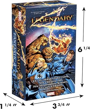 Legendary: A Marvel Deck Building Game: Fantastic Four Expansion (100 Cards)