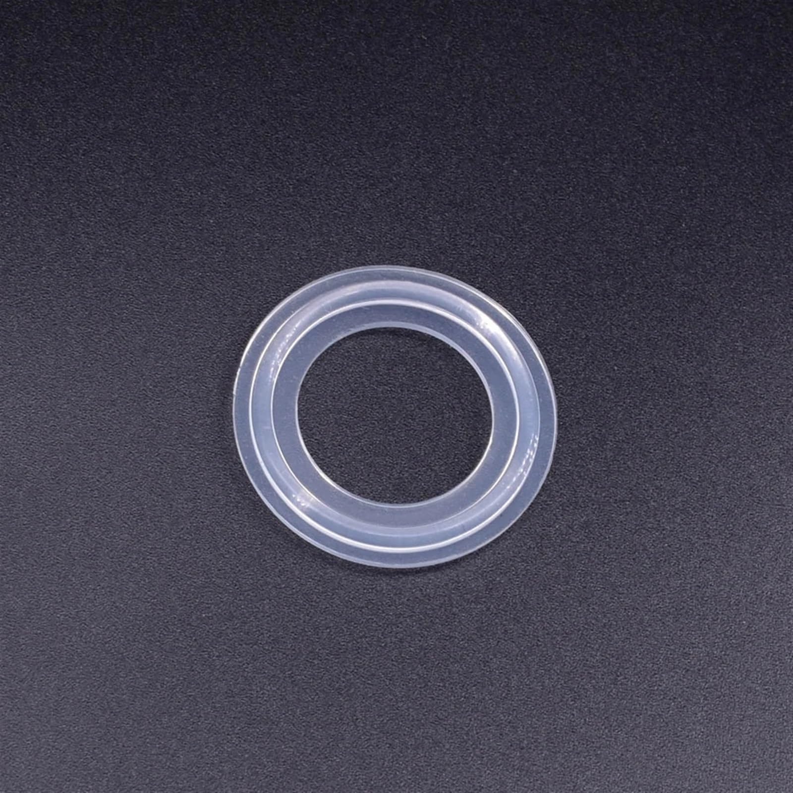 Transparente 1/2" 3/4" 1" 1,5" 2" 2,5" 3" 4" Tira de junta de sellado de silicona con triple abrazadera for dioptrías (Tamaño : 204x217mm)