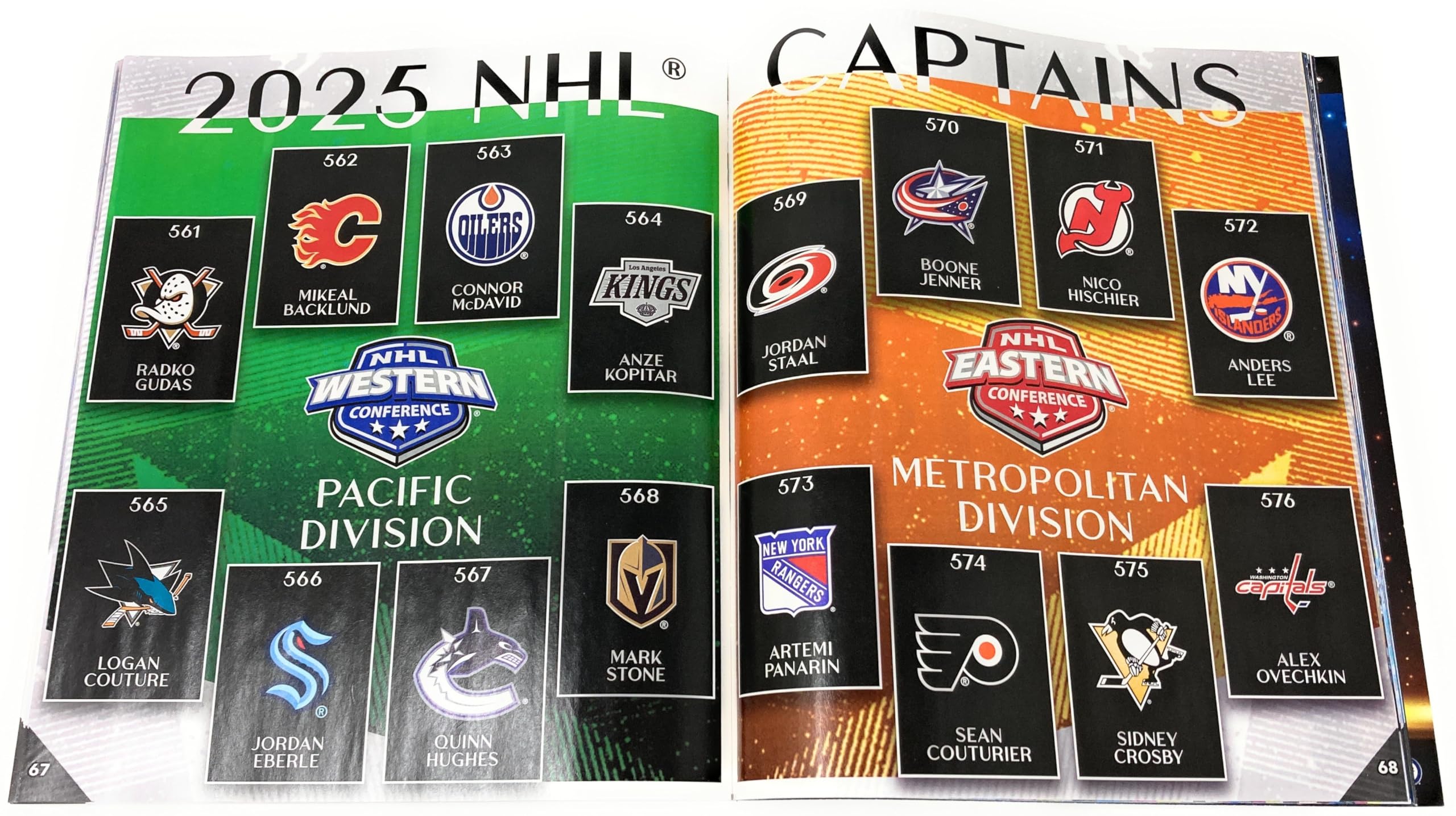 Topps 2025-26 NHL Hockey Sticker Collection Album — view 2