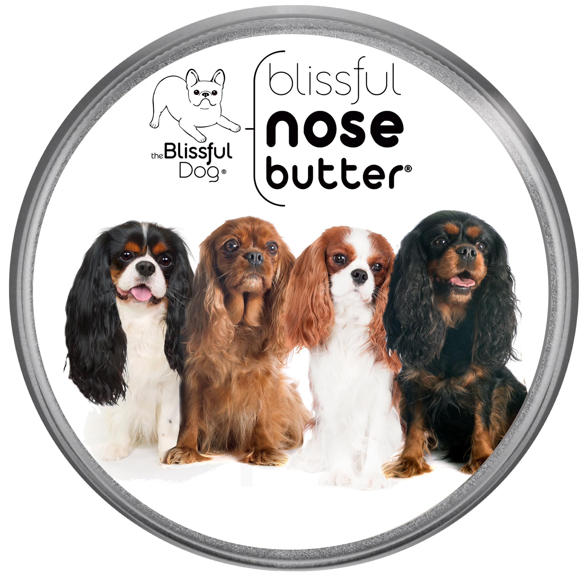 The Blissful Dog Cavalier King Charles Spaniel Unscented Nose Butter - Dog Nose Butter, 8 Ounce