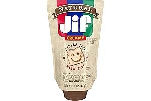 Jif Natural Squeeze Creamy Peanut Butter - The Perfect On-the-Go Snack
