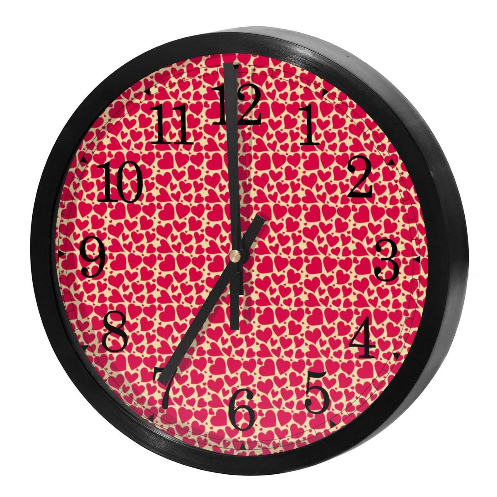 Horloge murale silencieuse sans tic-tac à quartz ronde pour école et maison