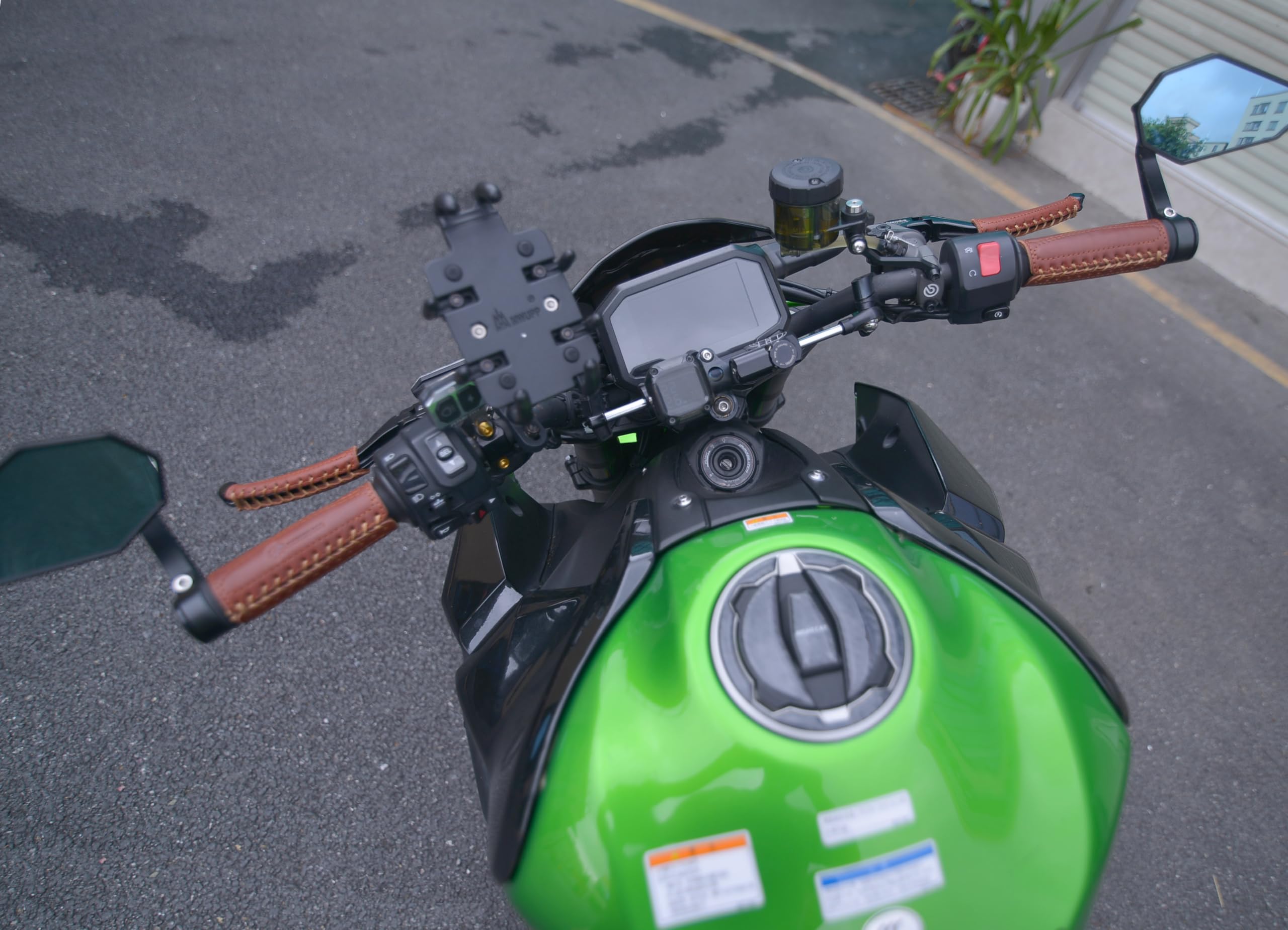 Couvre-poignée de guidon de moto en cuir, sans frange, couvre-embrayage de frein pour motos HD
