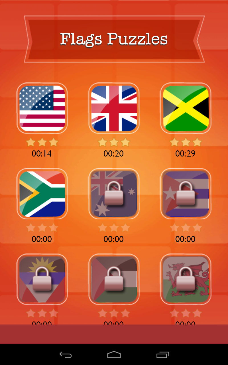 World Flags Quiz Slide Puzzle App on the Amazon Appstore