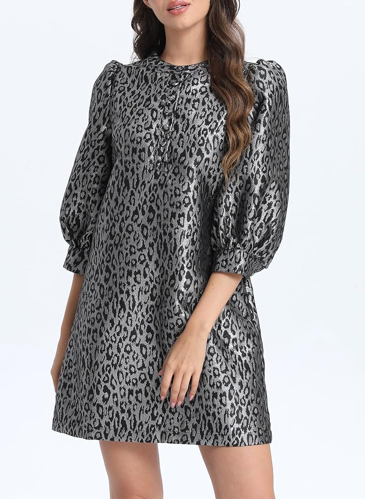 Acka. jacquard puff oneーpiece f o u f o u（フーフー） | pokopoko jacquard volume one piece