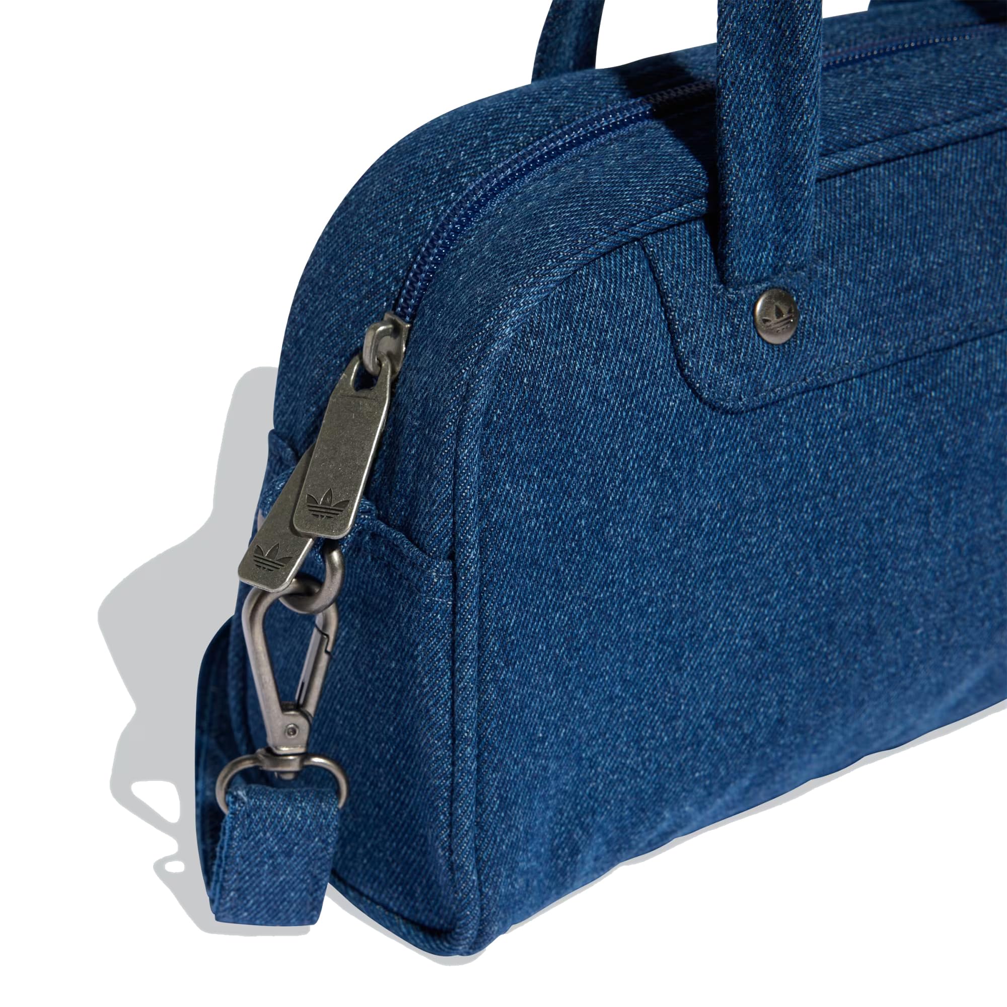 adidas Adicolor Mini Bowling Denim Borsa a tracolla, blu navy, NS, Classico
