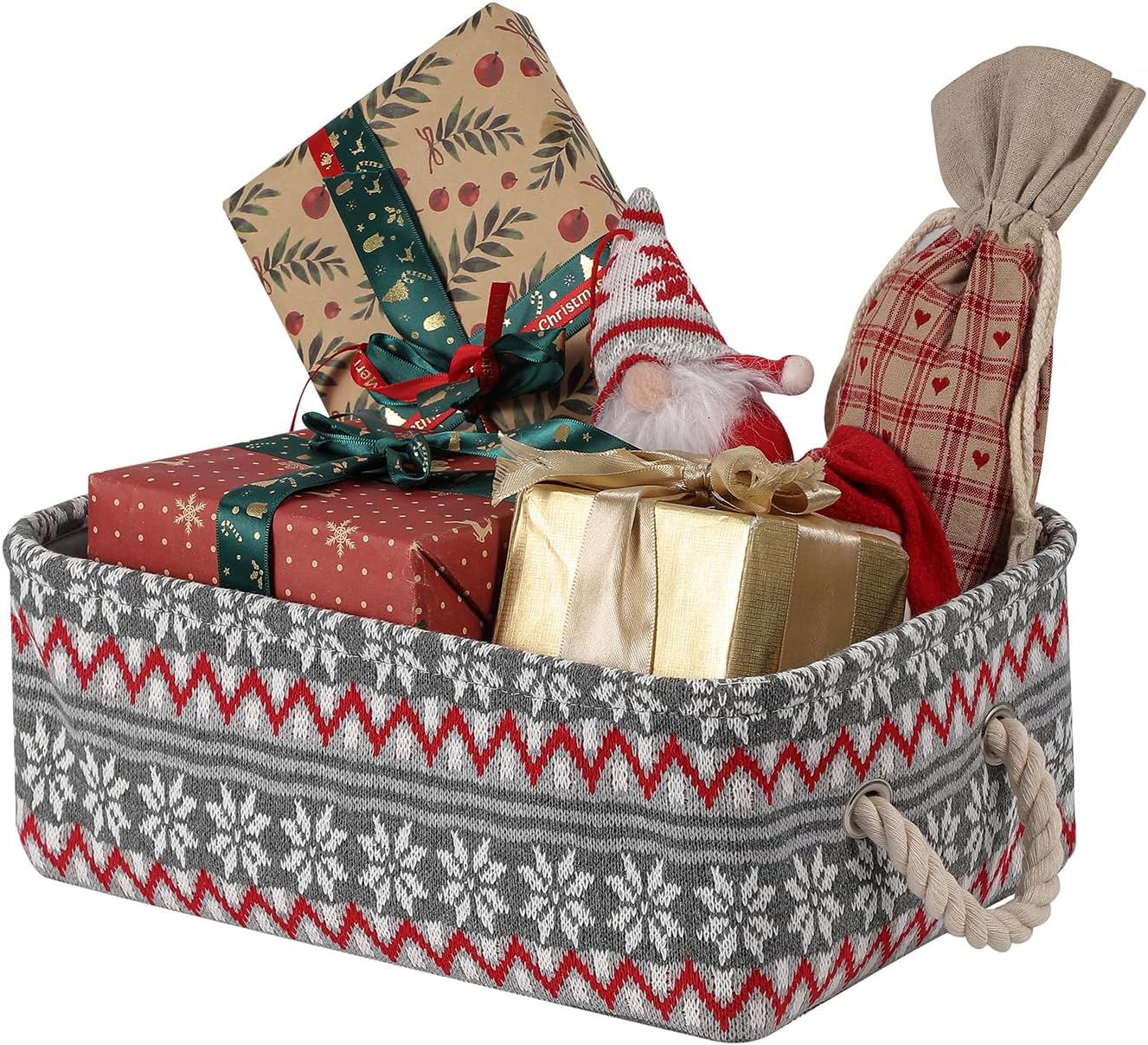 INough Christmas Decor, Christmas Baskets for Gifts Empty