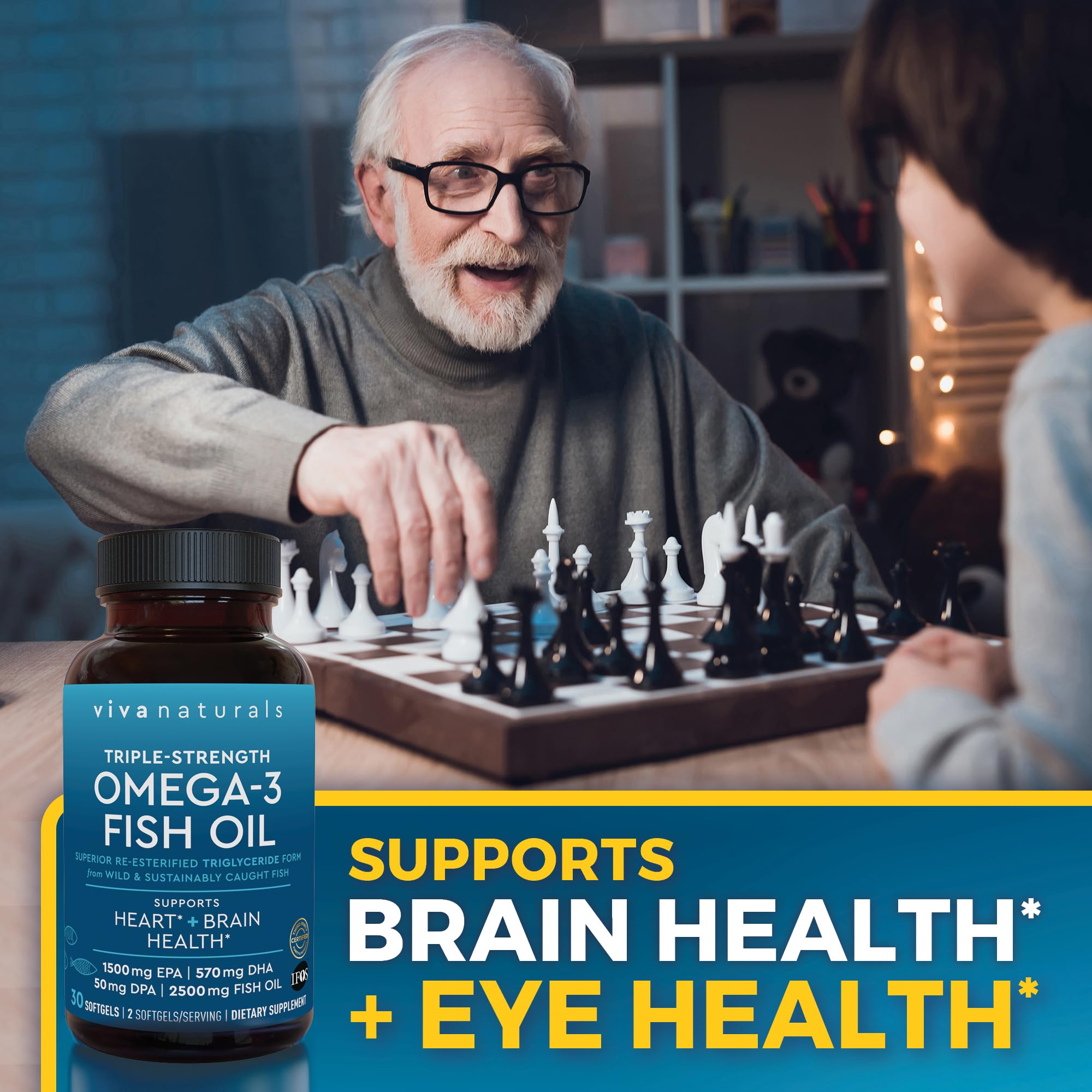 Viva Naturals Omega 3 Fish Oil Supplement for Women and Men — Amazon image 6