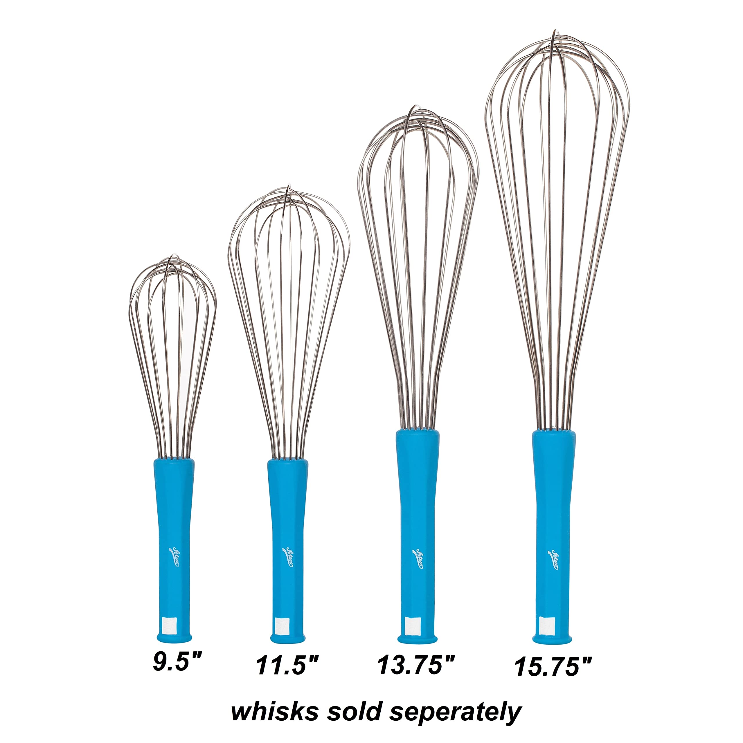 Ateco 1835 - Batidor profesional de 33 cm, acero inoxidable