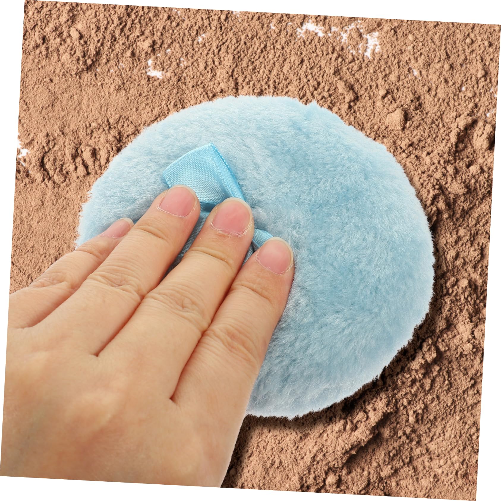 SOESFOUFU 3pcs Powder Puff Body Powder Puff Refreshing Powder Puff Dry Powder Puff Powder Makeup Tools Fluffy Powder Puff Powder Puff Comfortable Bow-knot Powder Puff