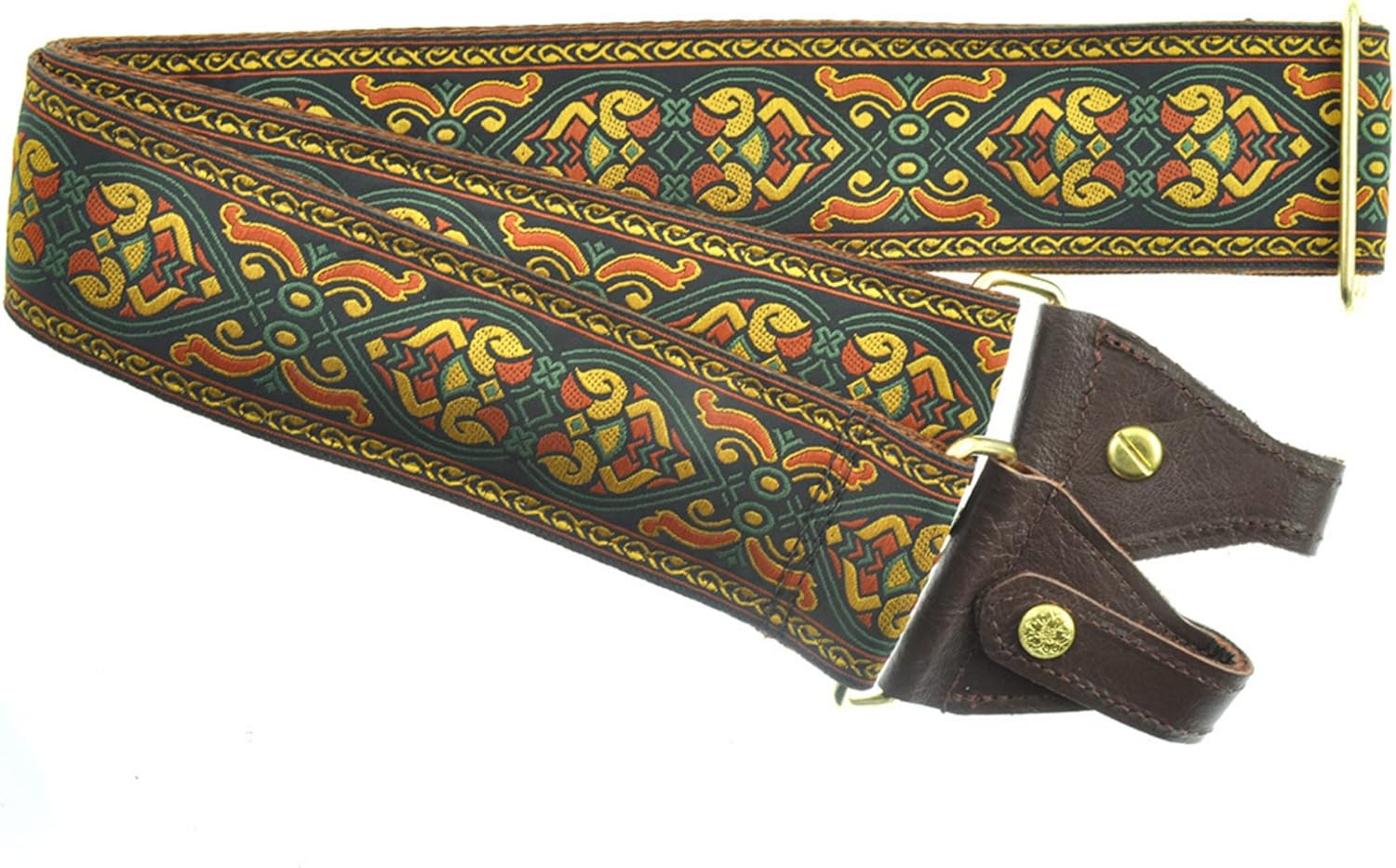 Souldier Handmade Fabric Banjo Strap, 2 Inches Wide and Adjustable from 33" to 60", Made in the USA