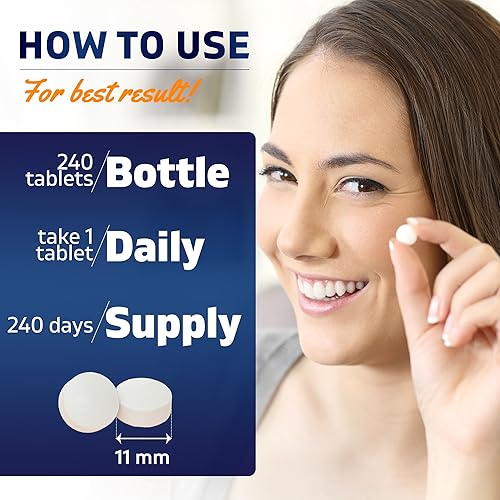 Miniatura 3 de Vitamatic Niacinamida 500 mg 240 Tabletas - Vitamina B3 sin rubor - Apoya la producción de energía - Paquete de 2