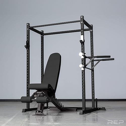 Miniatura 8 de REP FITNESS Short Power Rack  PR-1050  72 inches with Optional Dip Attachment, Flat Bench, Adjustable Bench