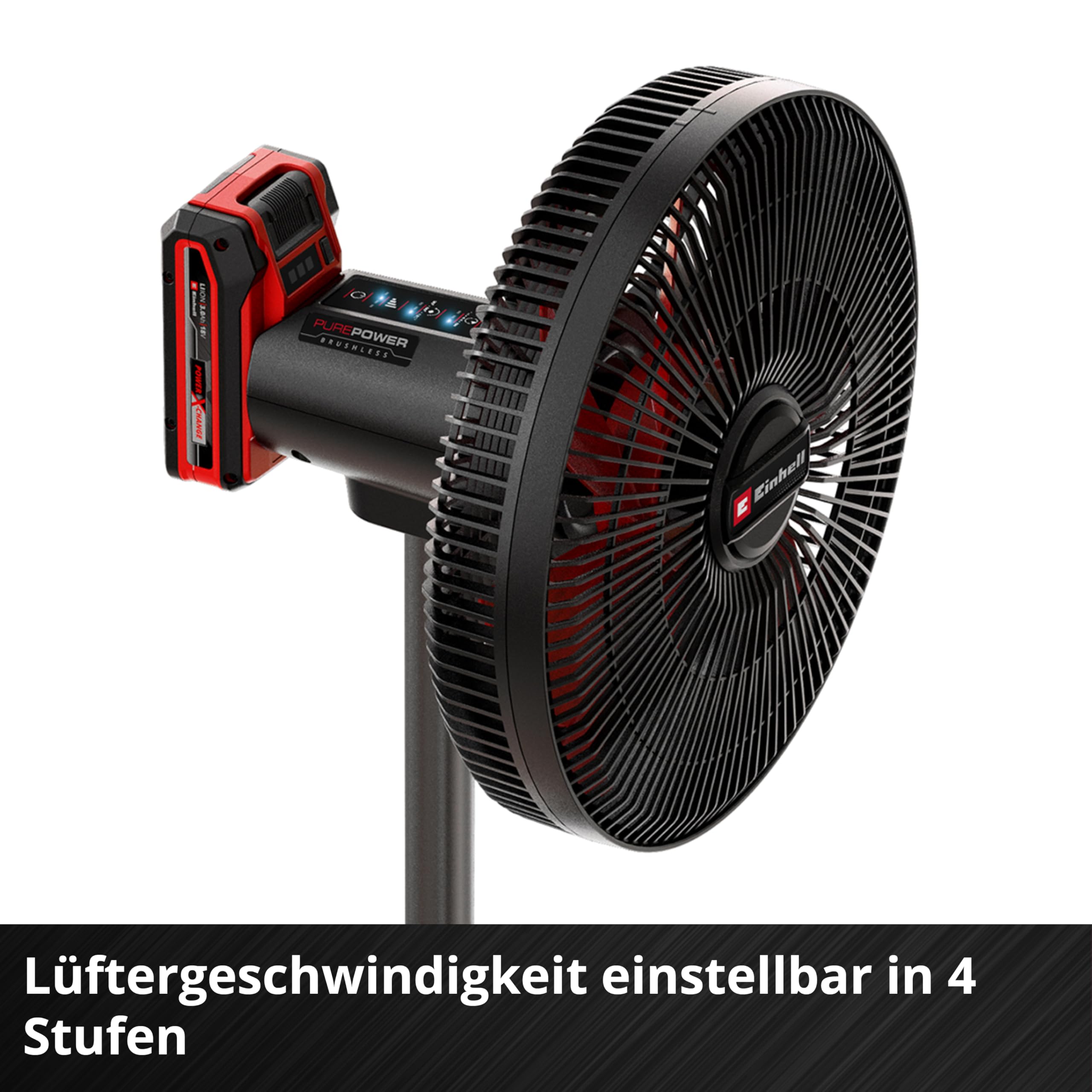Einhell GE-CF 18/320 P Akku-Ventilator 18 V Stand-Ventilator Power X-Change