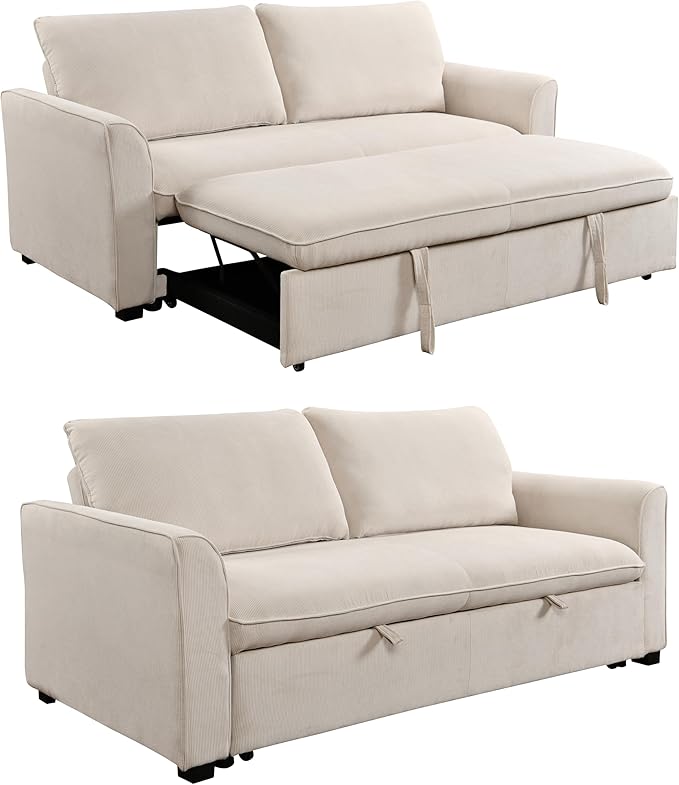 FANYE Size 3in1 QueenSize Loveseat Convertible Queen