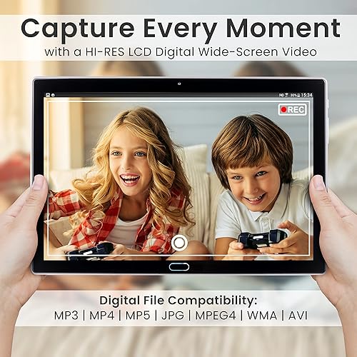 Miniatura 9 de Pyle Tablet infantil con lápiz capacitivo, 7 tabletas Android con pantalla HD de 1080p, cámara dual, compatibilidad WiFi, procesador de cuatro
