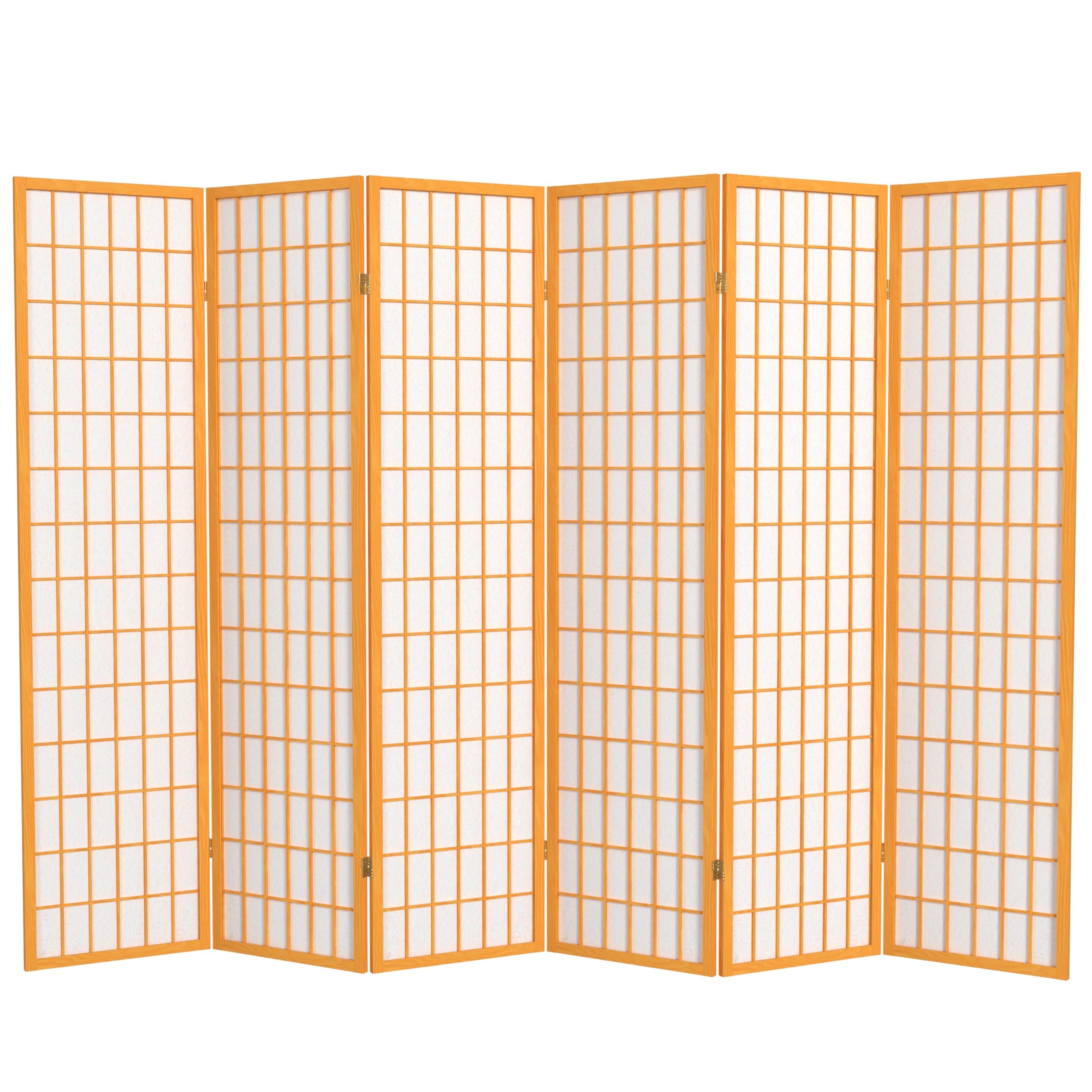 Amazon.com: Red Lantern 6 ft. Tall Window Pane Shoji Screen-Honey