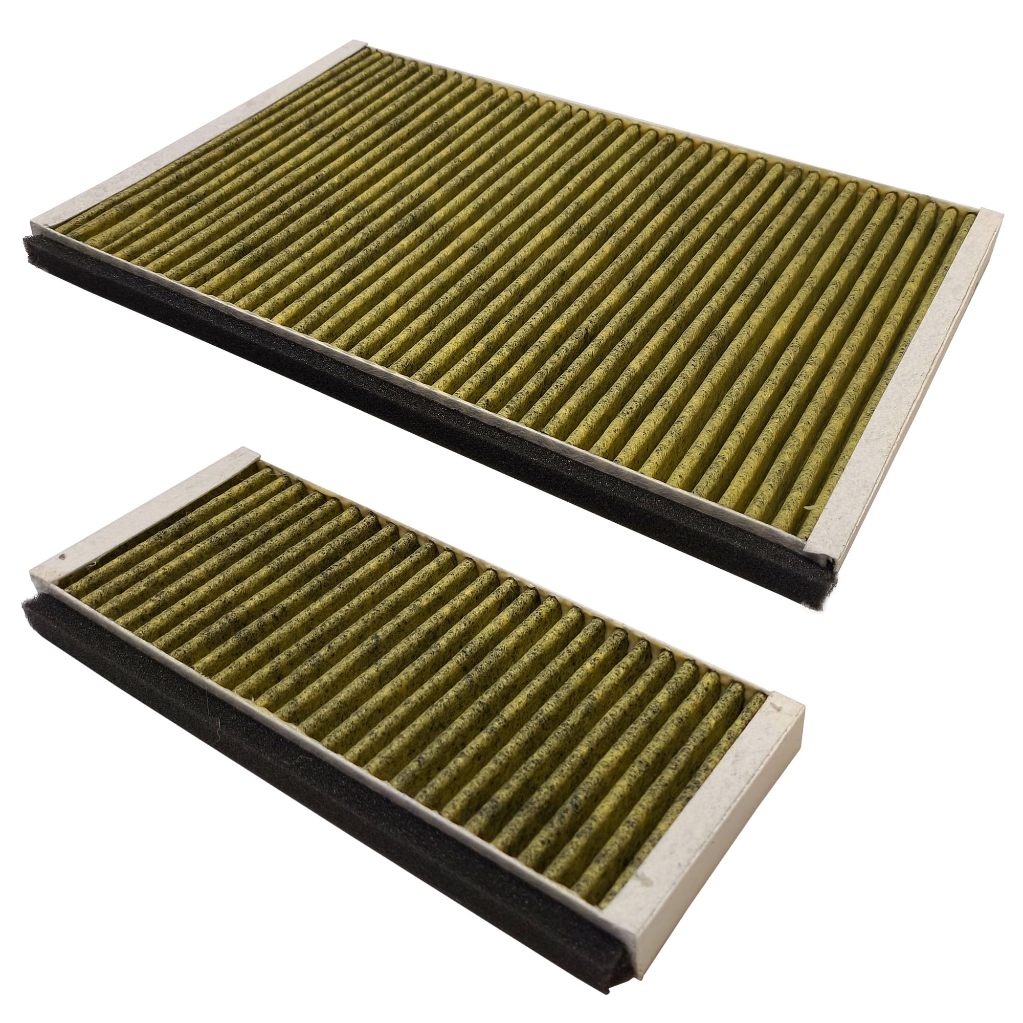 VIOKS 2x Aktivkohlefilter Abzugshaube Ersatz für Bosch Siеmens 11041790 | Geruchsfilter Heckfilter, Clean Air Filter, Ersatz für Neff Constructa 11018700 DWZ0AK0A0 Z51AIA0X0, für Dunstabzugshauben
