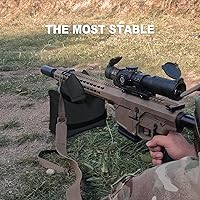 Vista 2 de Bolsas de descanso con relleno de dos piezas para deportes de objetivo – Soporte delantero y trasero para tiro de campo