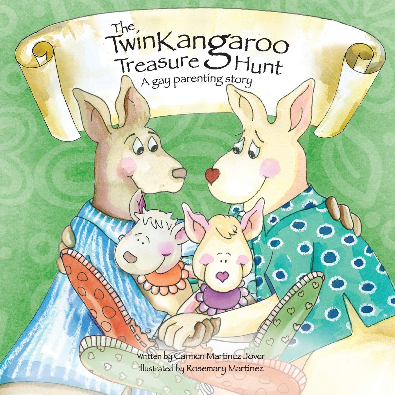 The Twin Kangaroo Treasure Hunt, a Gay Parenting Story Paperback – April 17, 2013
