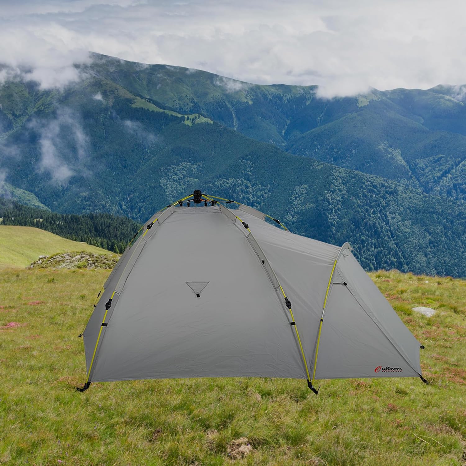 Pop Up Tent for 2-4 Person | Ultralight | Water Resistant | Windproof | Double Entrance | Easy Setup and Portable| Ideal for Camping & Backpacking