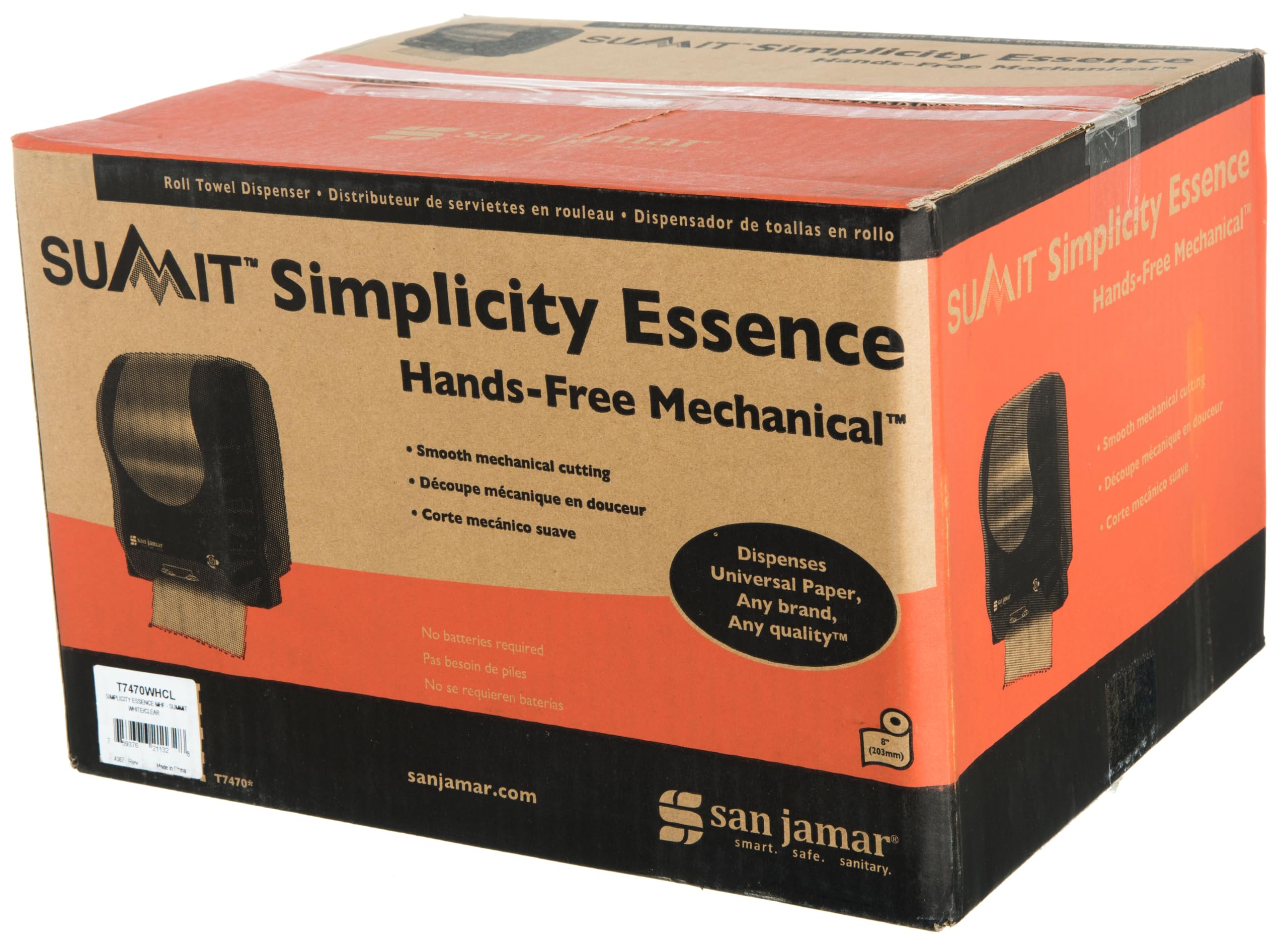 Amazon.com: San Jamar Simplicity Essence Summit Touchless Paper 
