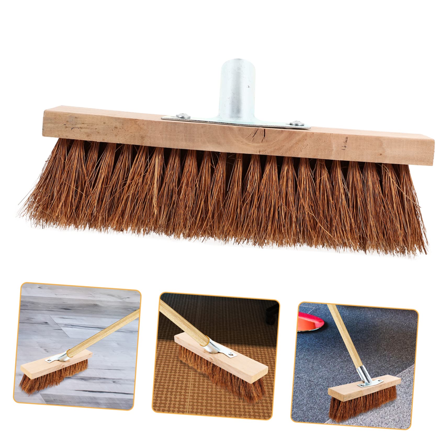 Tête de Brosse à Poils pour Sols avec Manche, Pièce D'installation