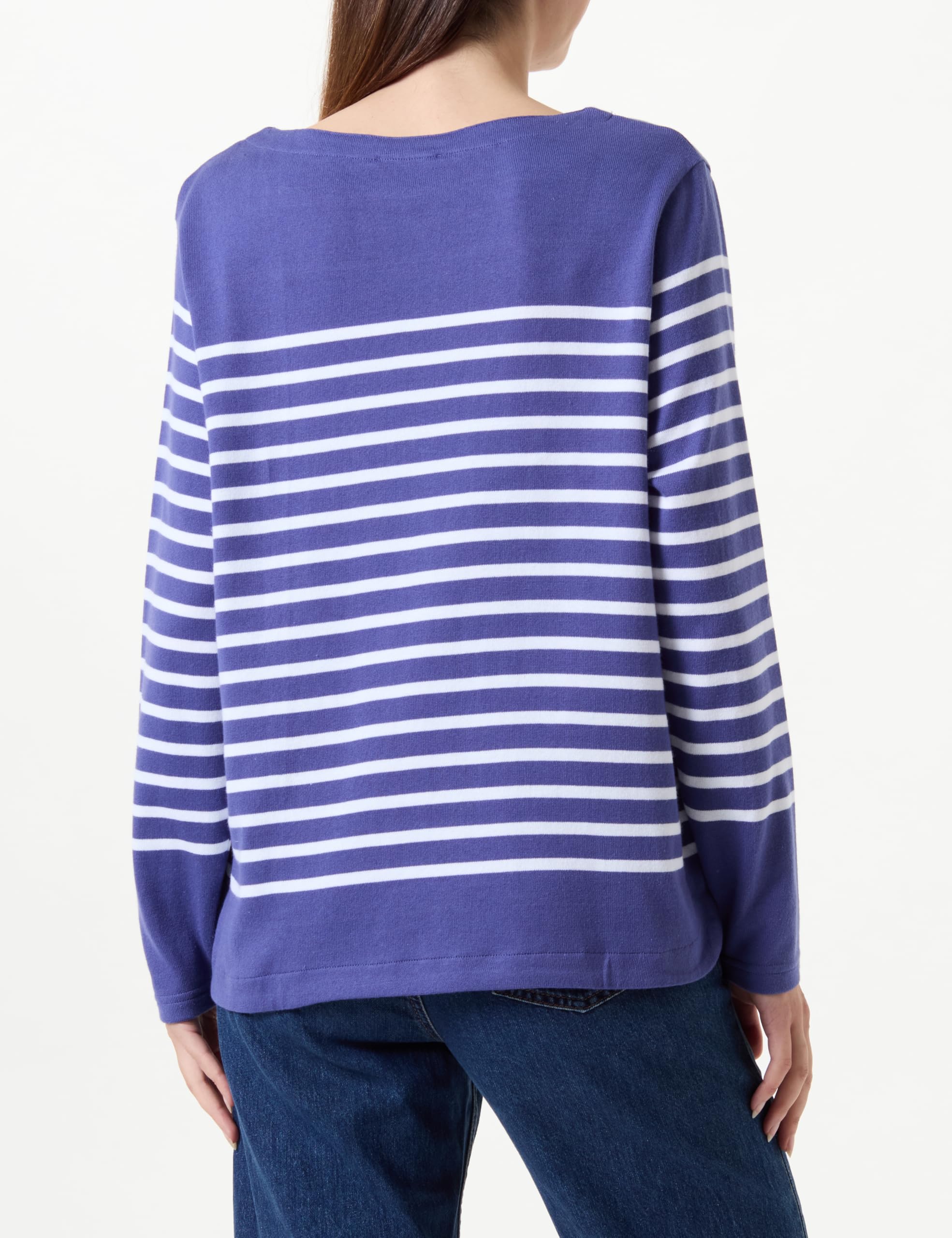 Armor Lux Marinière Fantaisie Femme Manches Longues, en Coton, Esprit Marin