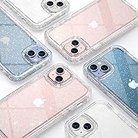 Vista 6 de Diaclara Diseñada para iPhone 13, cuerpo completo, resistente con protector de pantalla integrado sensible al tacto, antiarañazos, funda de TPU