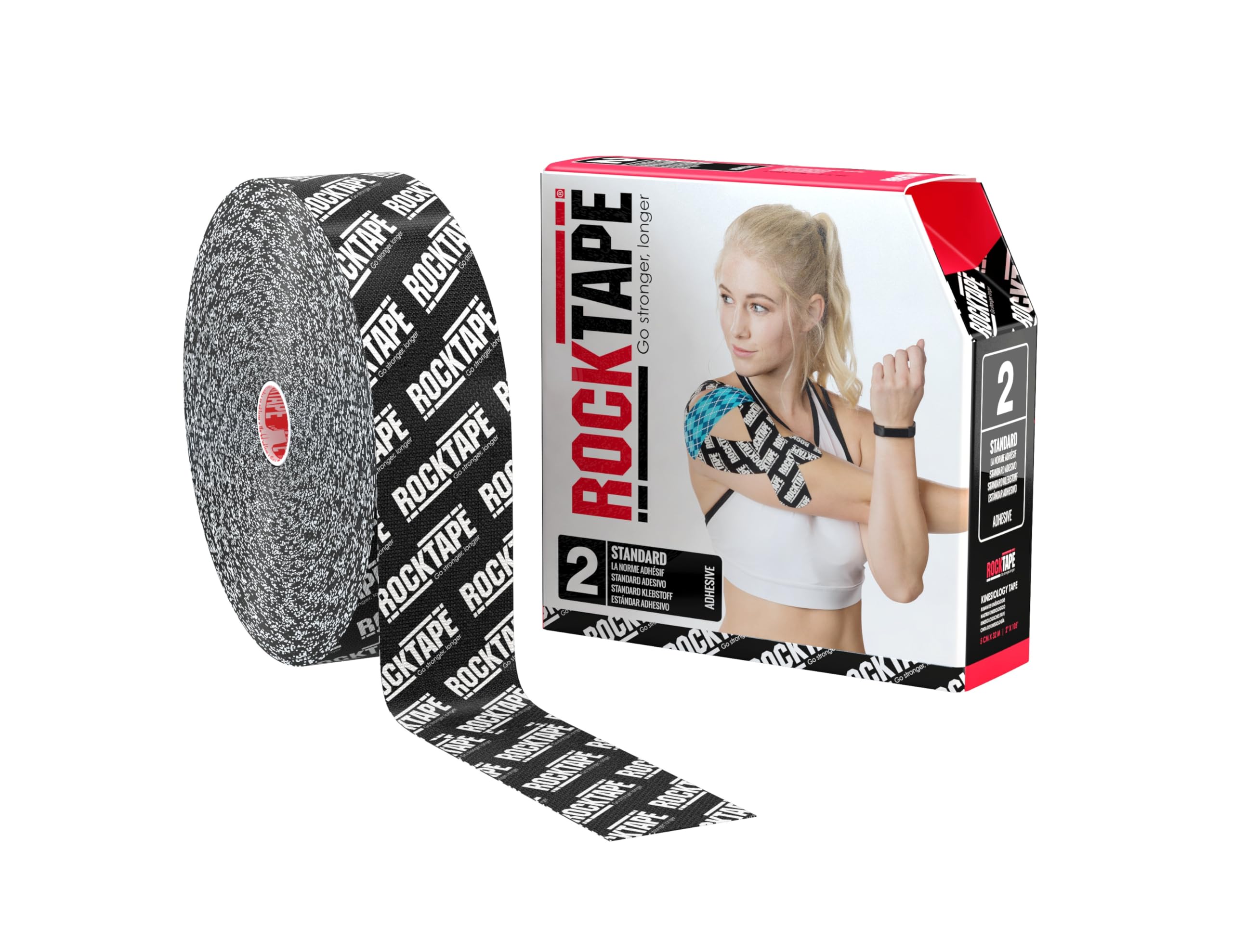 RockTape Uncut Bulk Kinesiology Tape, Continuous Roll (Packaging May Vary)