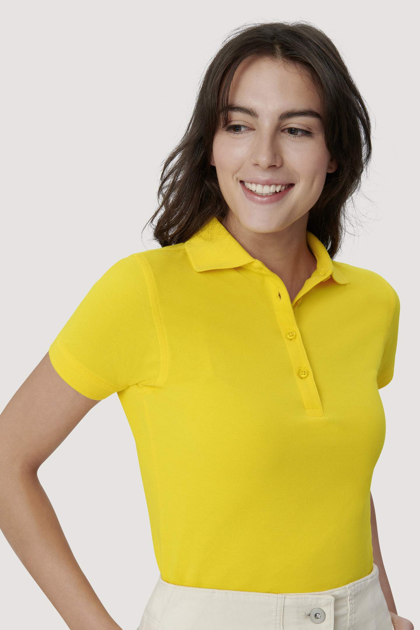 HAKRO Damen Poloshirt Classic Arbeits-T-Shirt