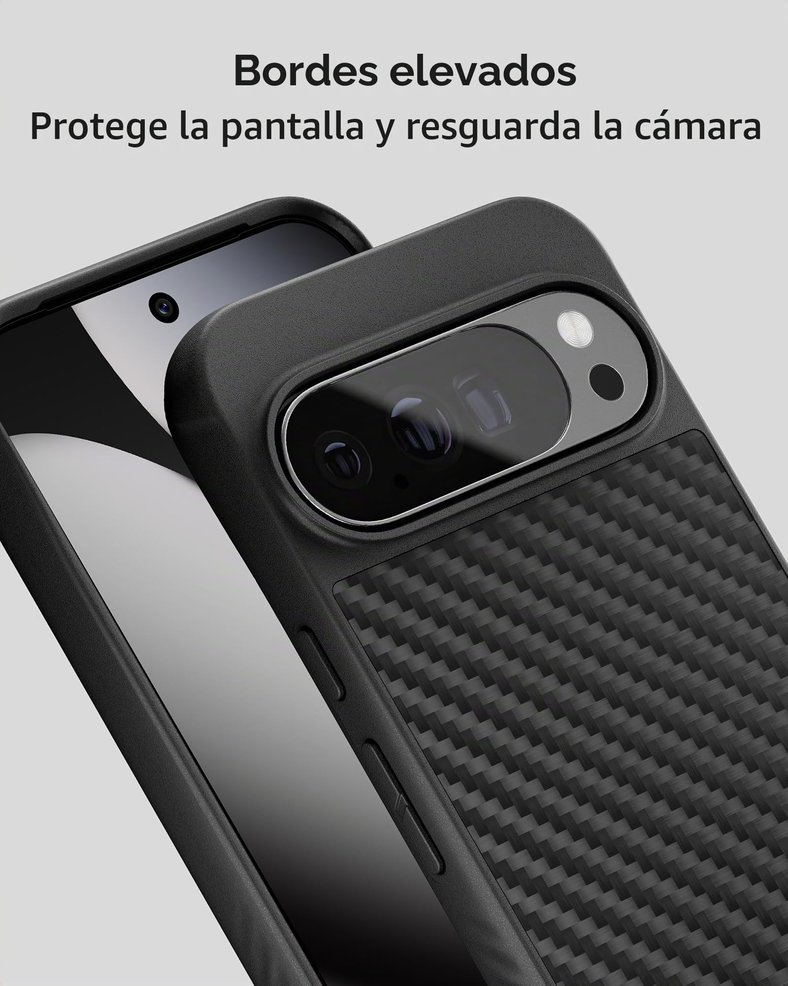 Mous para Google Pixel 10 Pro XL Limitless Fibra de Aramida Funda, Compatible con MagSafe - Negro