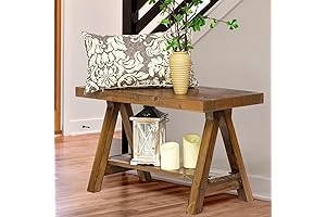 Wnutrees Small Bench: A Quaint and Charming Accent for Your Entryway