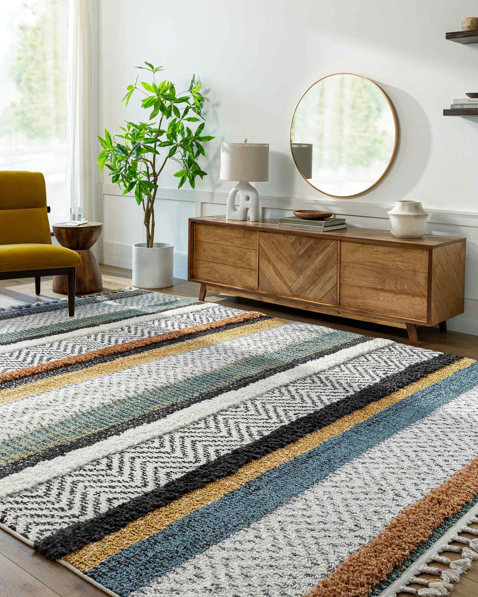 Livabliss - Area Rug - Shaggy - Cream - 60 cm x 90 cm