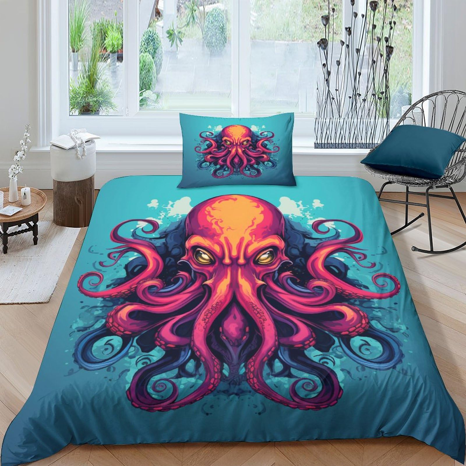 Housse de couette ocean 135x200 pour une chambre d'enfant thématique
