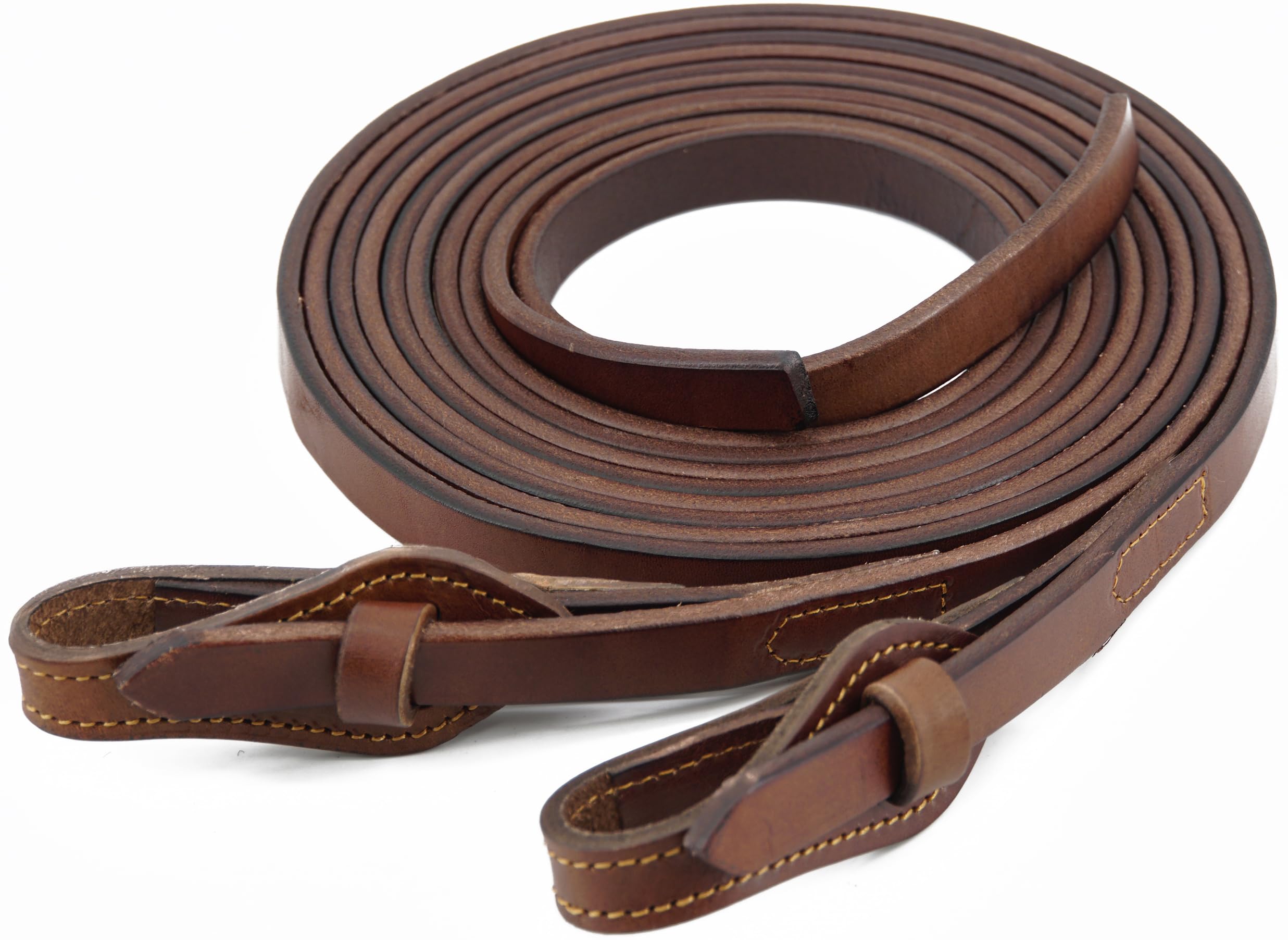 Redini divise, in pelle pesante, 5/8 "x 20,3 cm, cambio rapido e flessibile, accessori per puntine per cavalli
