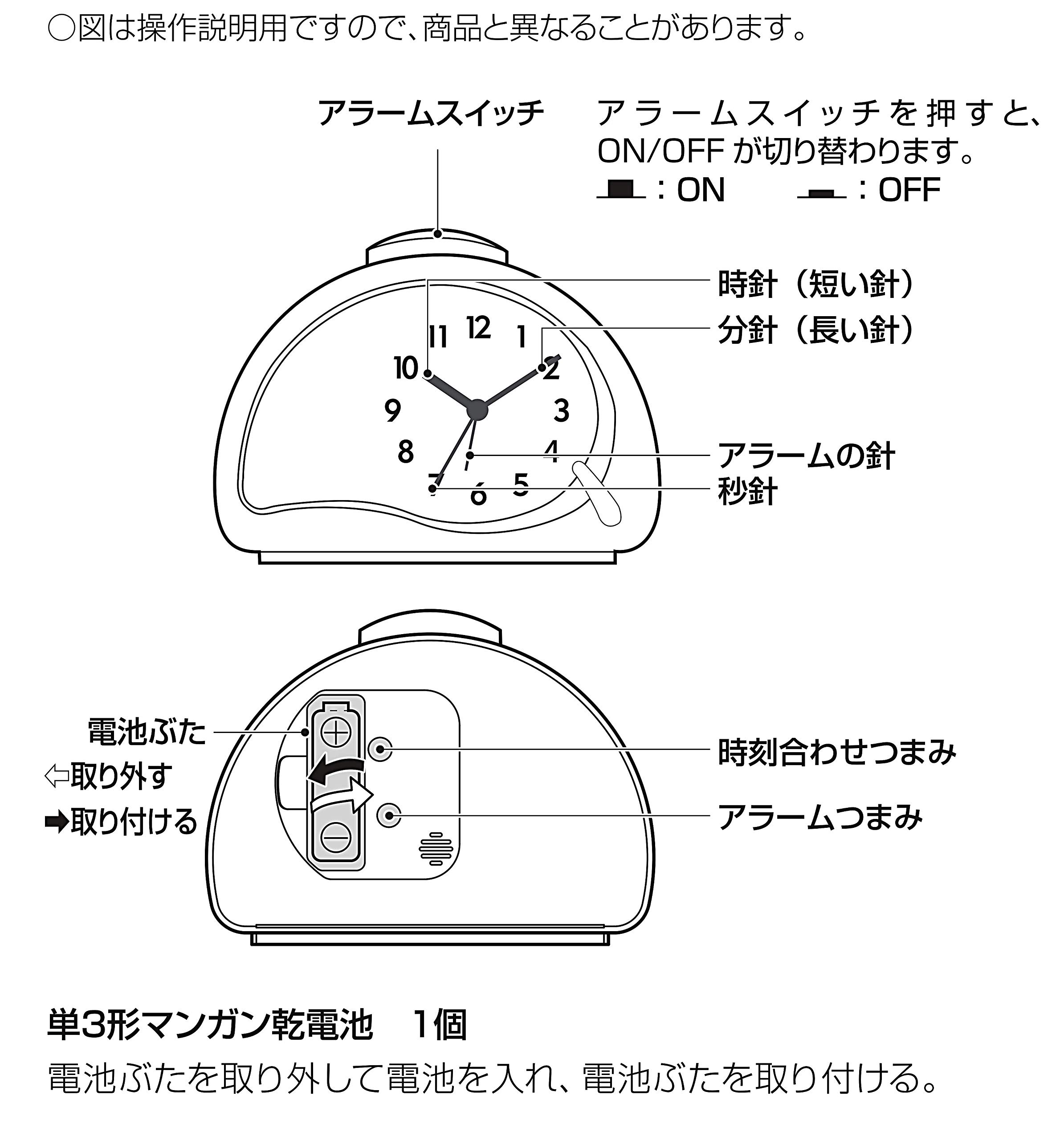 Amazon.co.jp: リズム(RHYTHM) アイム ドラえもん 目覚まし時計 電子音