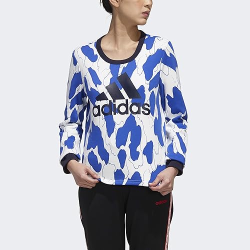 adidas x Zoe Saldana Collection Women's Sweatshirt Women's, White, Size