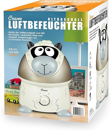 Vista 8 de Crane Adorables Ultrasonic Humidifiers for Bedroom and Baby Nursery, 1 Gallon Cool Mist Air Humidifier for Large Room or Kid's Room, Humidifier