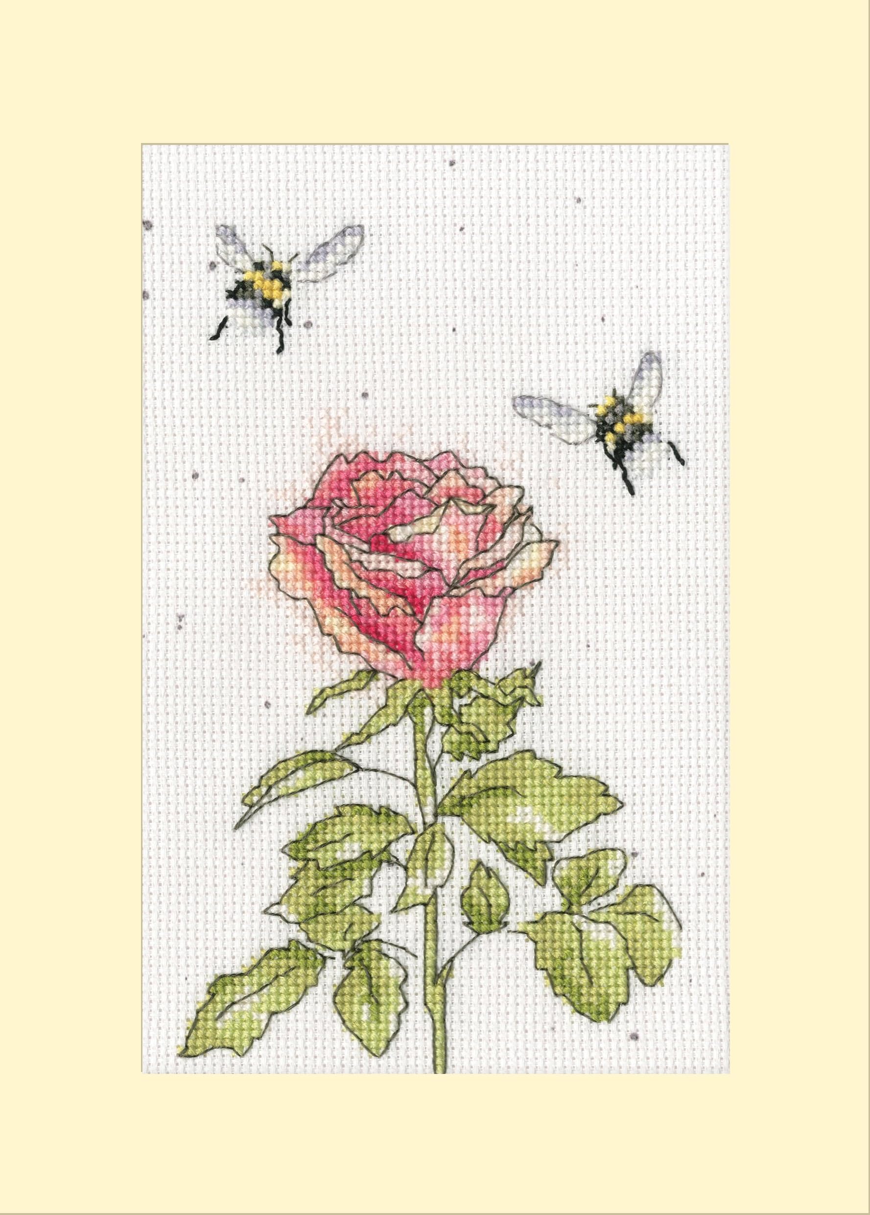 Bothy Threads 'Bee Mine Forever' Counted Cross Stitch Card Kit