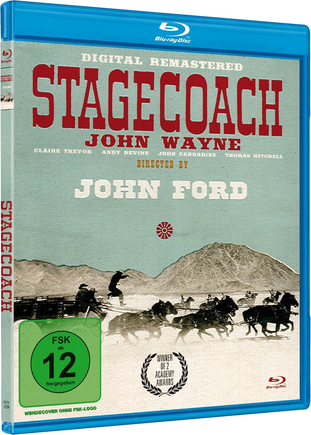 JOHN WAYNE: Stagecoach (Remastered Edition) [Blu-ray]