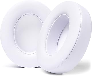 WC Wicked Cushions Replacement Ear Pads for Beats Studio 2 & 3 (B0501, B0500) Wired & Wireless | Does NOT Fit Beats Solo | Softer PU Leather, Enhanced Foam & Stronger Adhesive | White