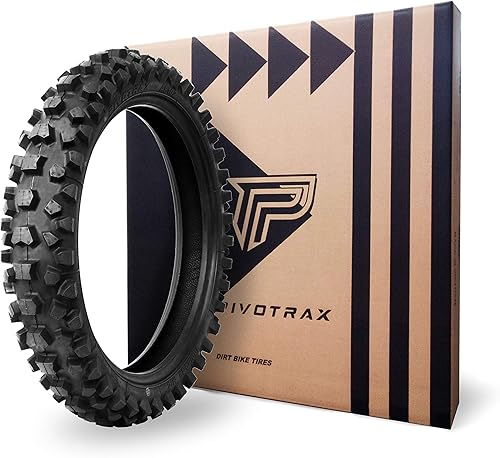 PIVOTRAX Neumático trasero de motocross AP102 - Tamaño 10090-19 (4.10x19), Tipo de neumático Offroad, Aplicación de neumáticos Intermedio, Capacidad