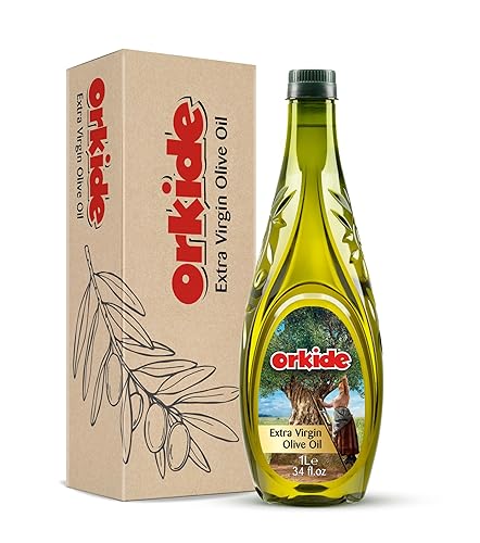 Orkide Aceite de Oliva Virgen Extra Mezcla Mediterránea Robusta, FFA 0.3, Polifenol+400 (34 fl oz)